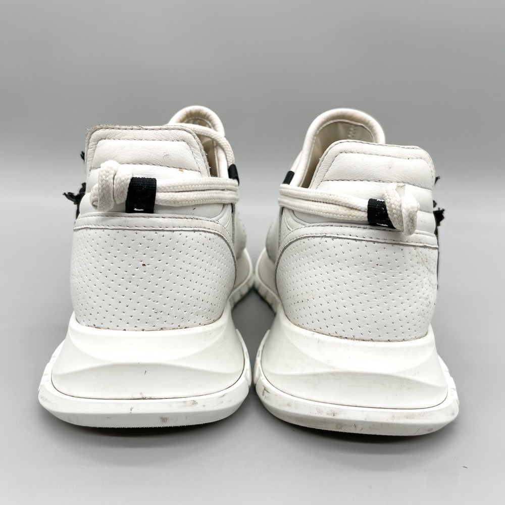 Givenchy Spectre Runner White Perforated Leather Zip Low Top Sneakers Womens 37 - Picture 7 of 15